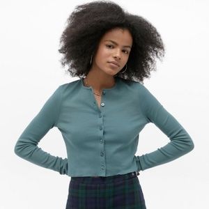 Urban Outfitters Ribbed Knit Cardigan